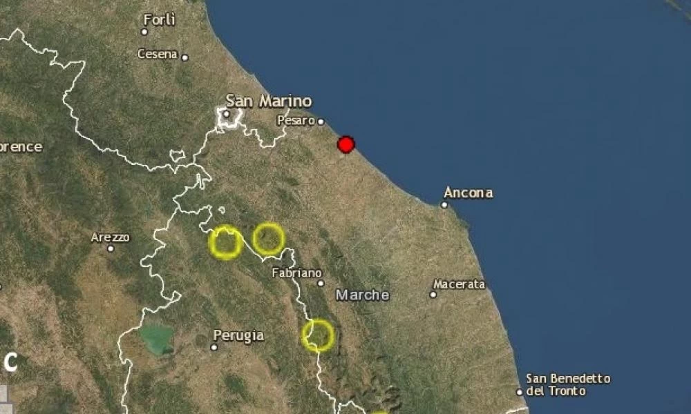 Σεισμός 4,3 Ρίχτερ στην κεντρική Ιταλία με επίκεντρο το Ρίμινι